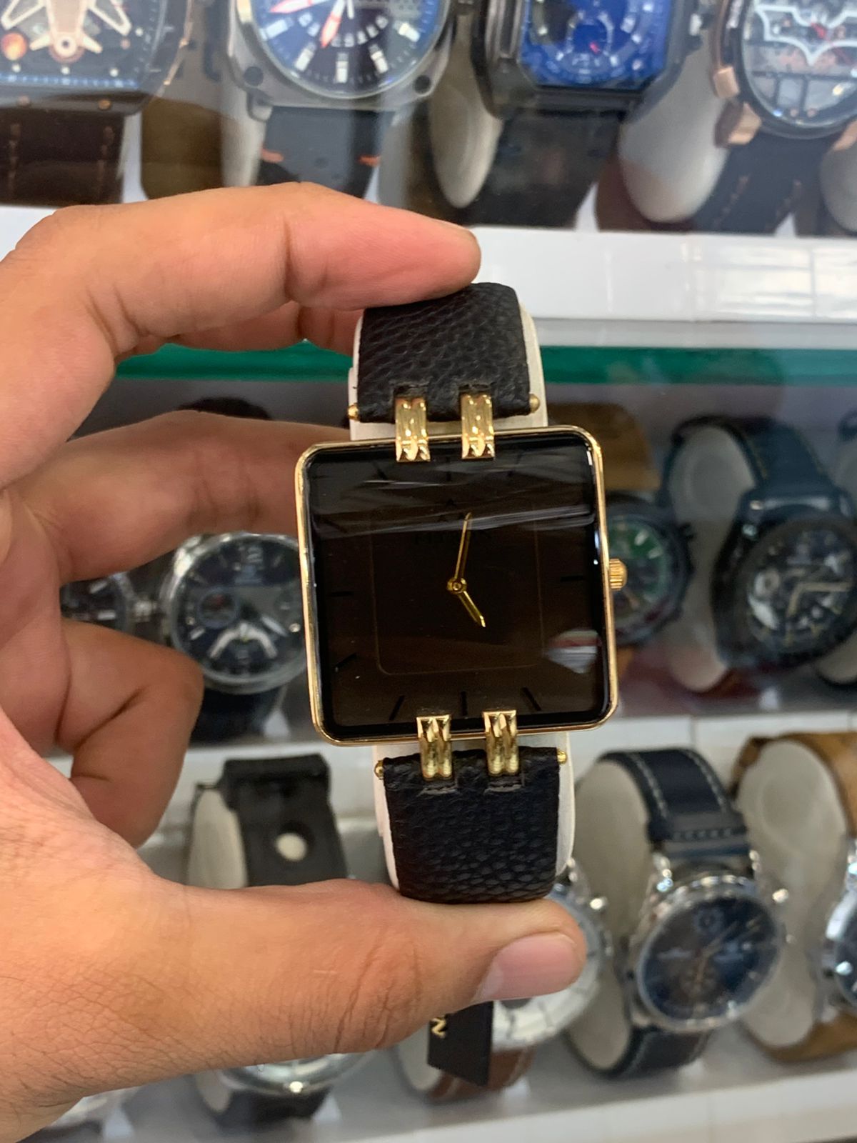 Fitron Square Dial Strap Watch (Men’s & Women’s)