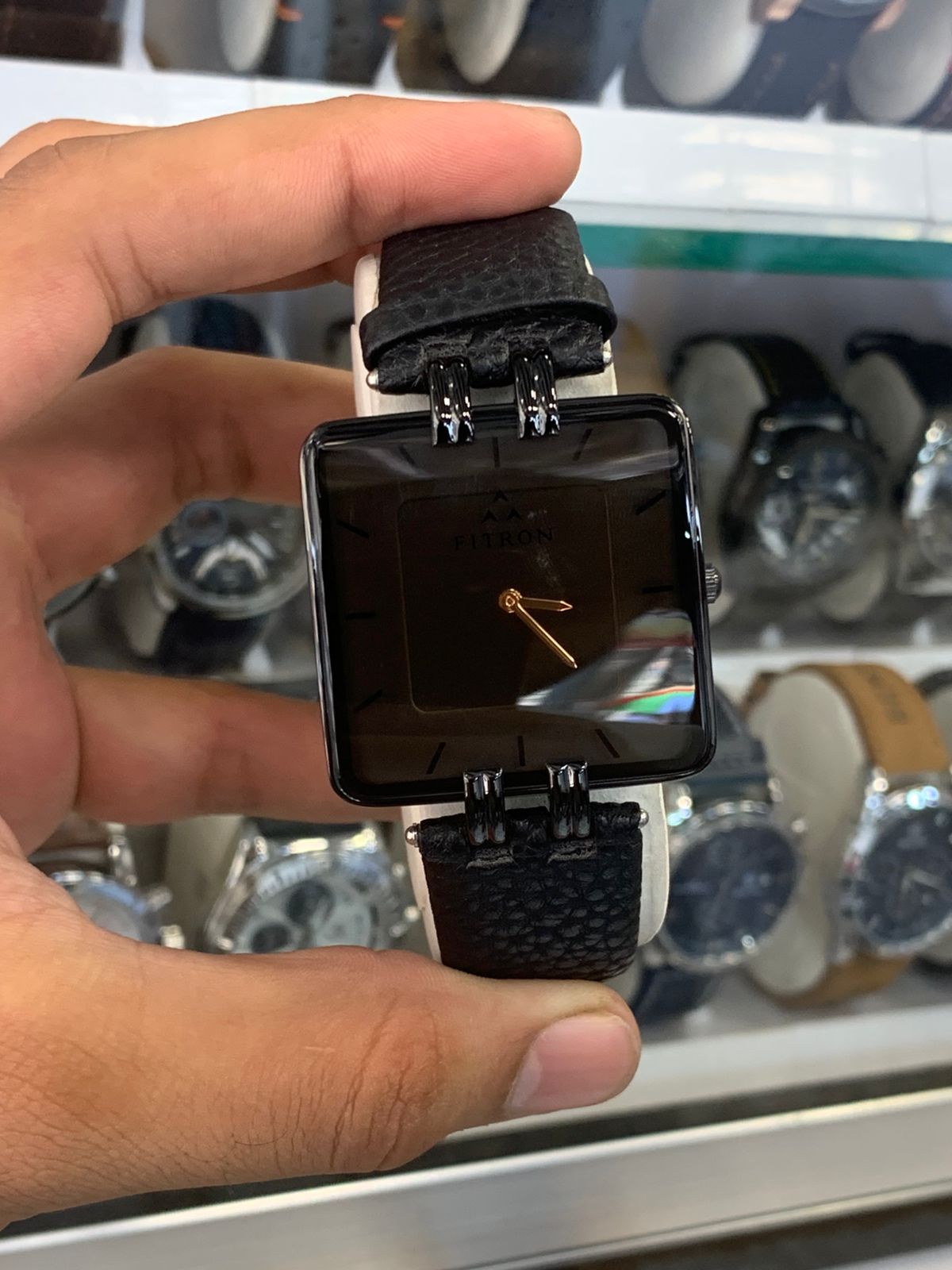 Fitron Square Dial Strap Watch (Men’s & Women’s)