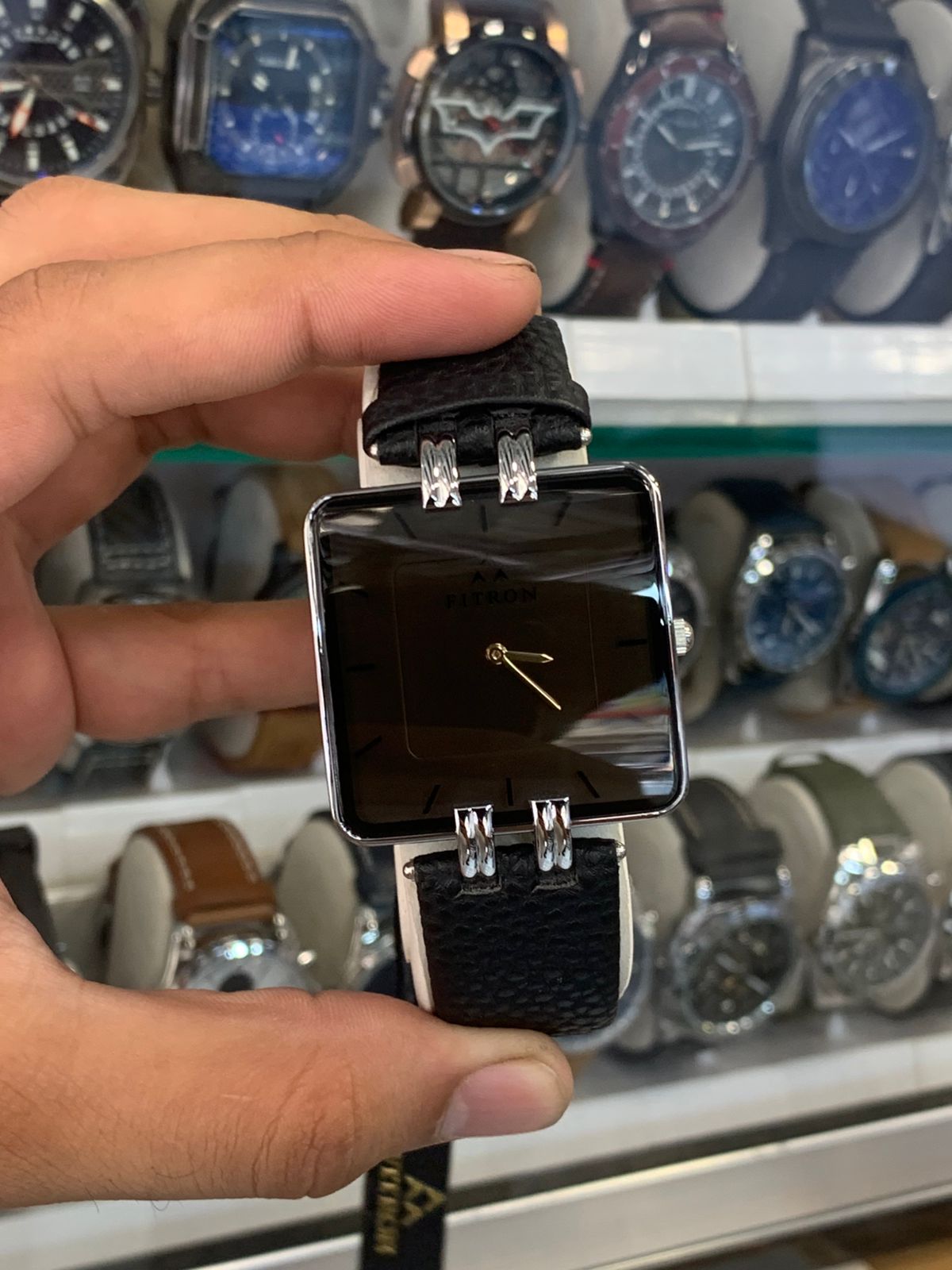 Fitron Square Dial Strap Watch (Men’s & Women’s)