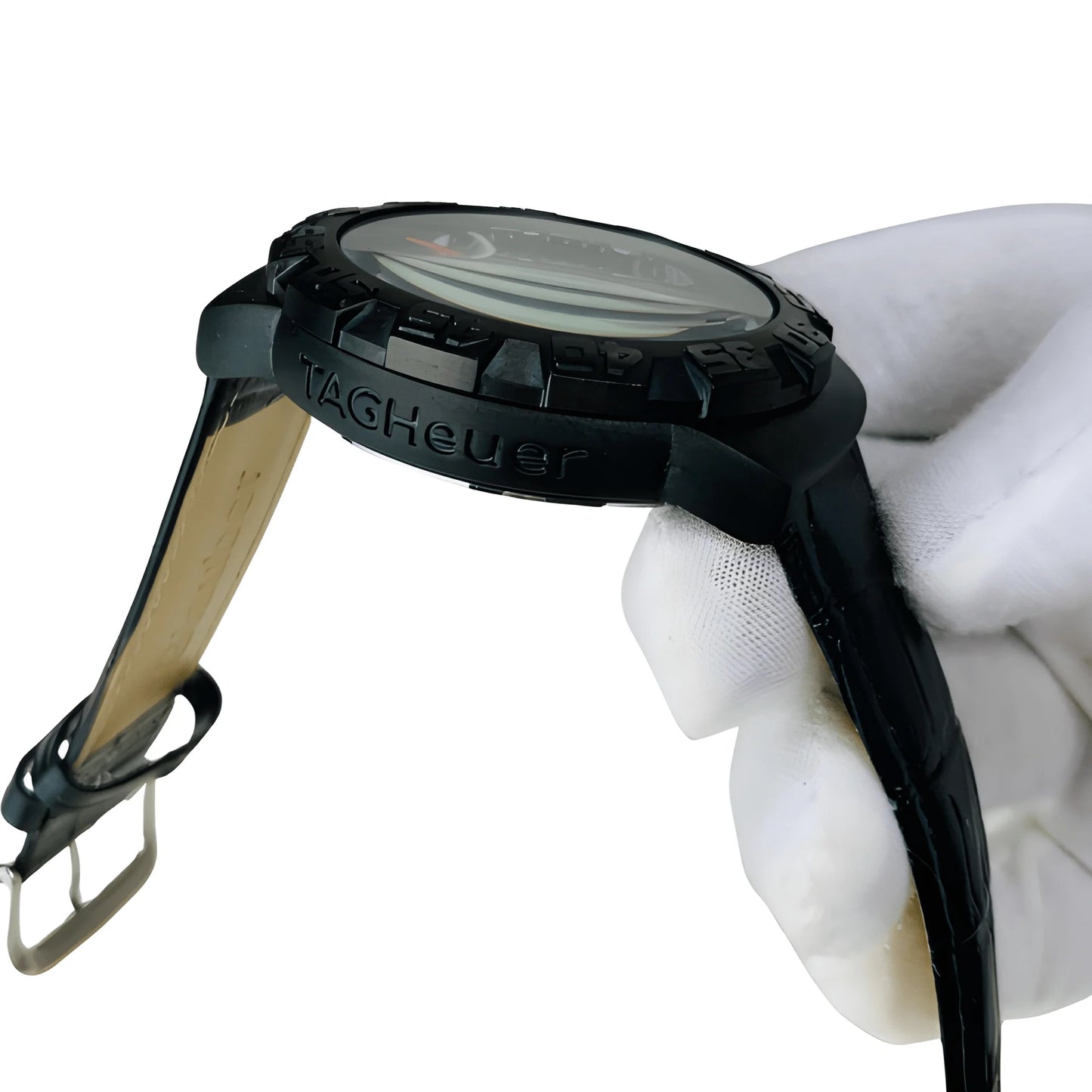 TAG Heuer Men’s Premium Chronograph Watch – Leather Strap