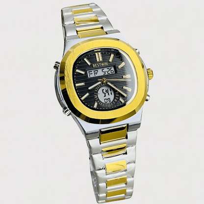 BESTWIN Dual Time Luxury Men’s Watch