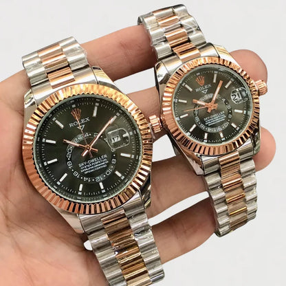 Luxury Rolex Sky-Dweller Couple Watch – Premium Edition