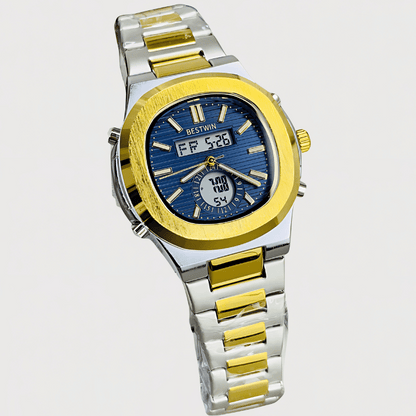 BESTWIN Dual Time Luxury Men’s Watch
