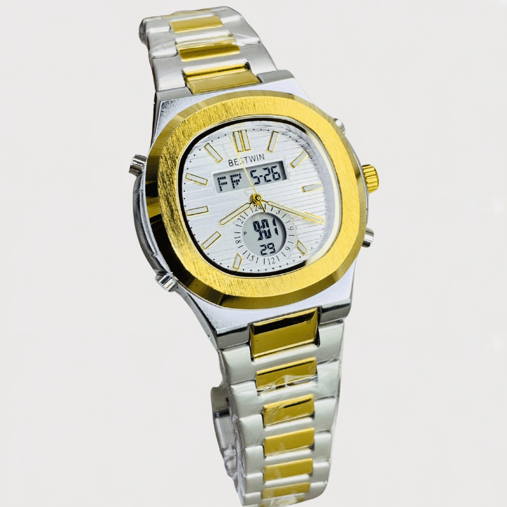 BESTWIN Dual Time Luxury Men’s Watch