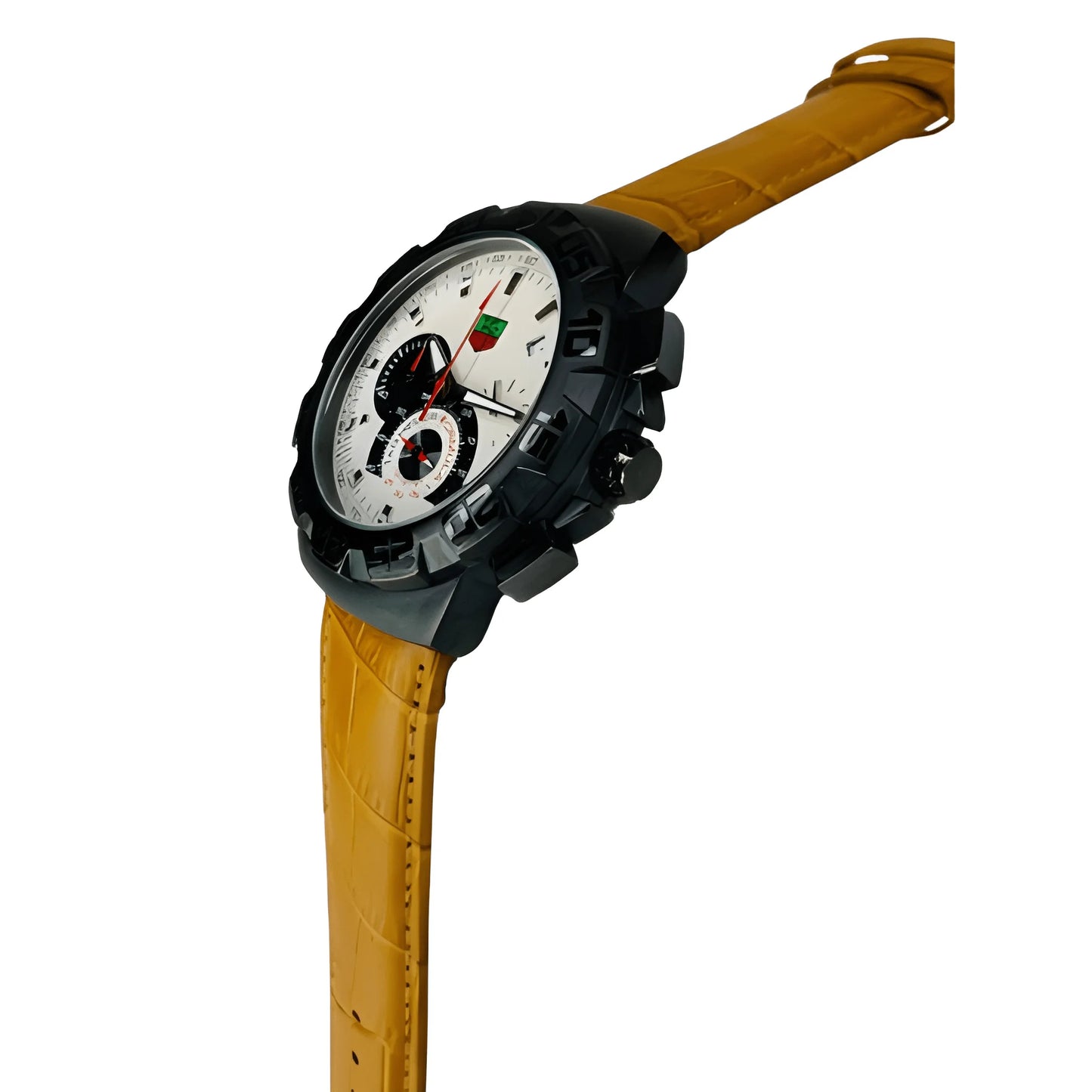 TAG Heuer Men’s Premium Chronograph Watch – Leather Strap